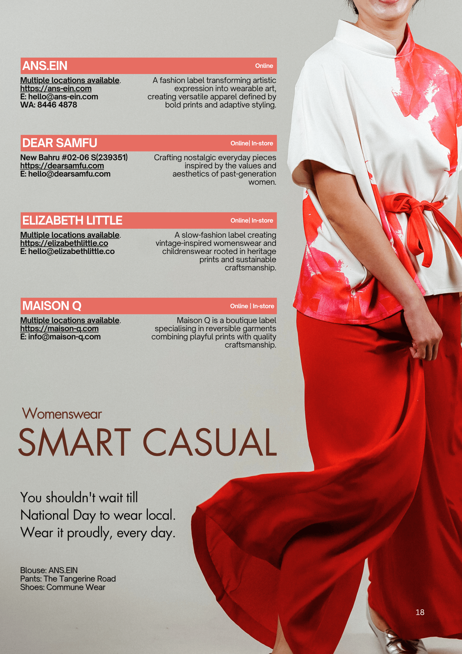 National Fashion Project Magazine Page 18